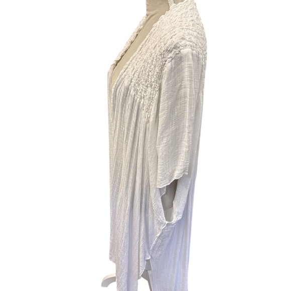 Free People One White Open-Front Cardigan - Picture 4 of 6